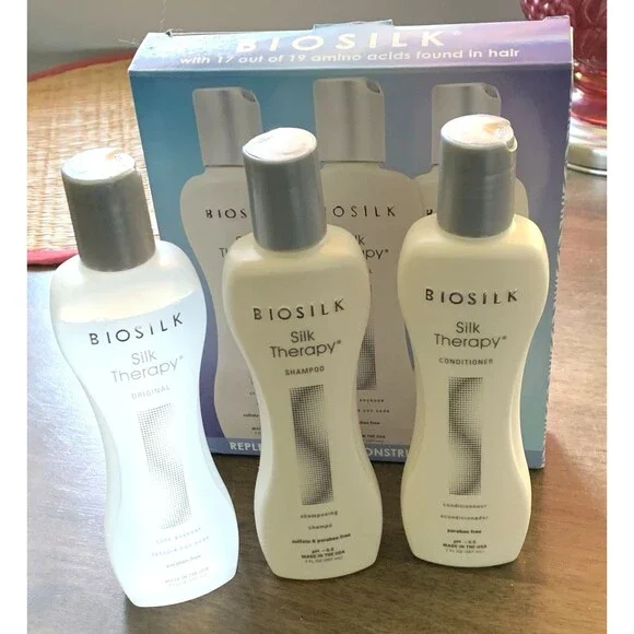 BIOSILK Silk Therapy Replenishing & Reconstructing System For Hair NEW - Picture 1 of 6
